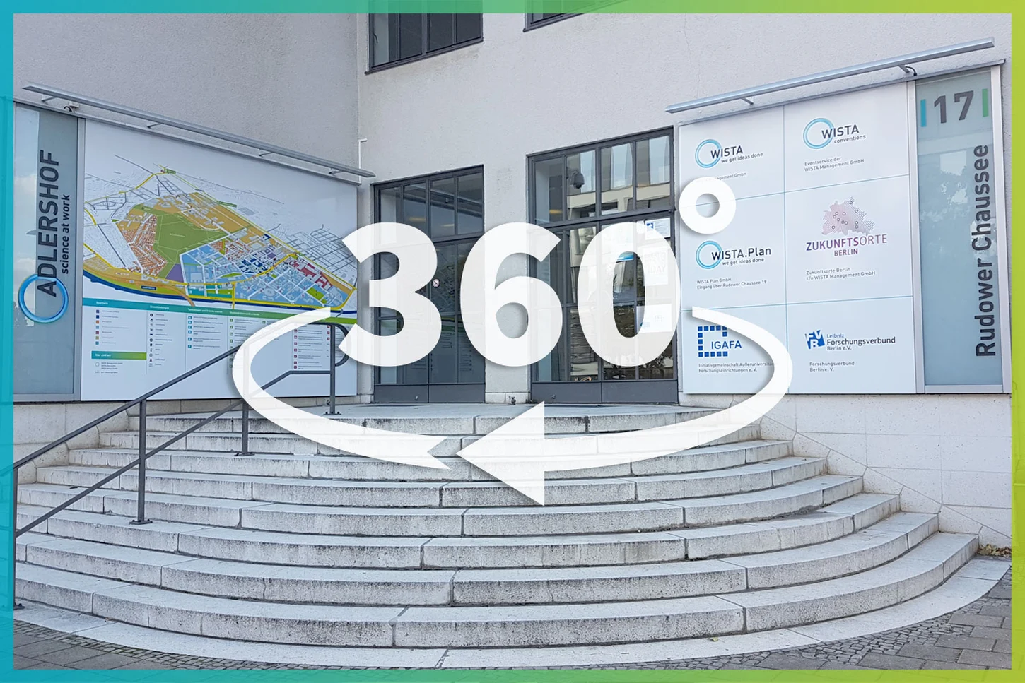 Link zur 360 Grad Tour bei der WISTA Management GmbH auf Google Maps