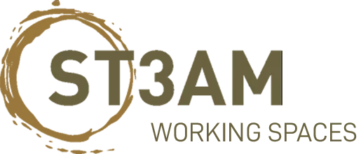 Logo: ST3AM Working Spaces