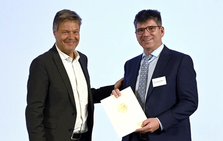 Wirtschaftsminister Robert Habeck, Prof. Dr. Bernd Rech © BMWK / Andreas Mertens