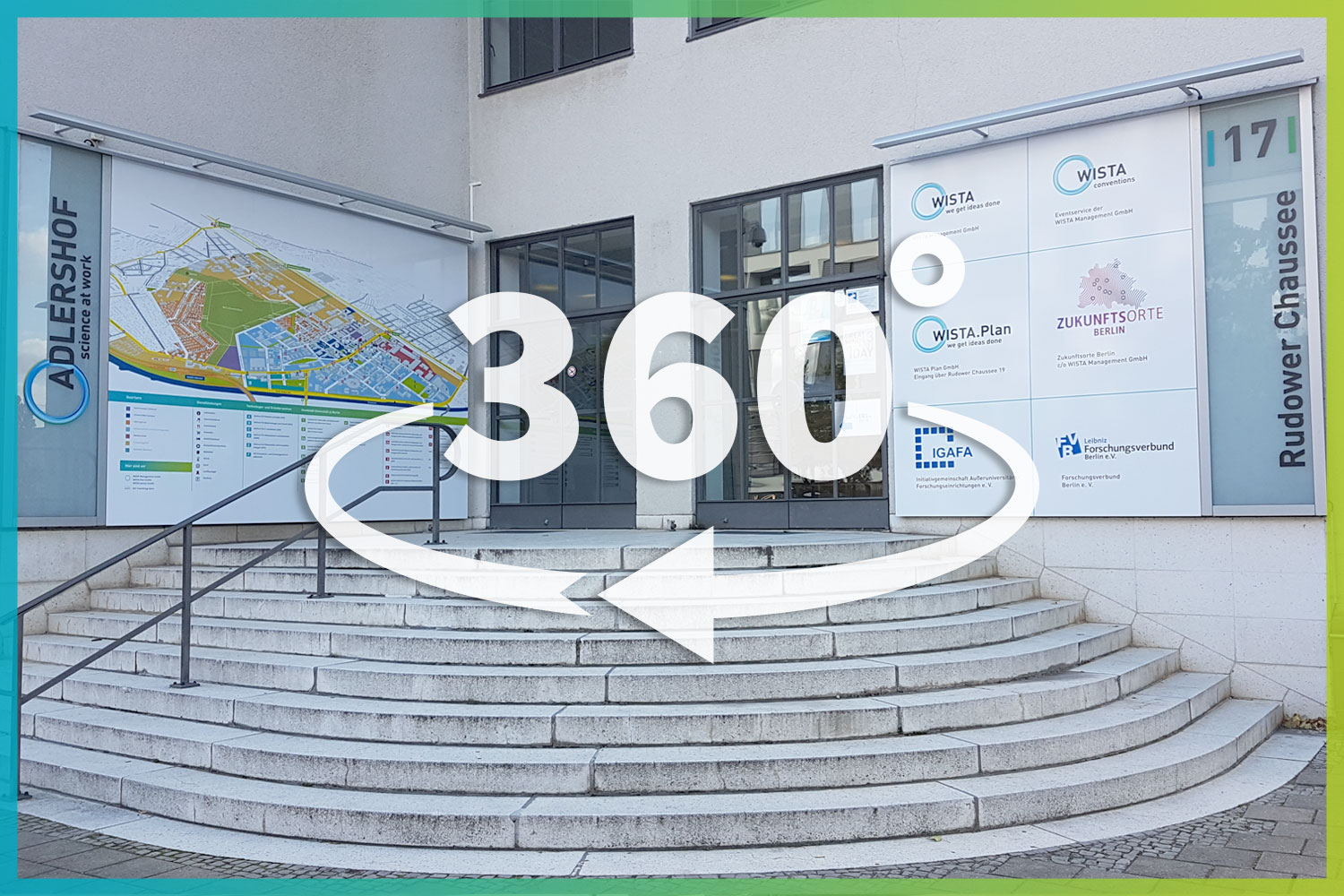 Link to 360-degree views at the WISTA headquarters on Google Maps